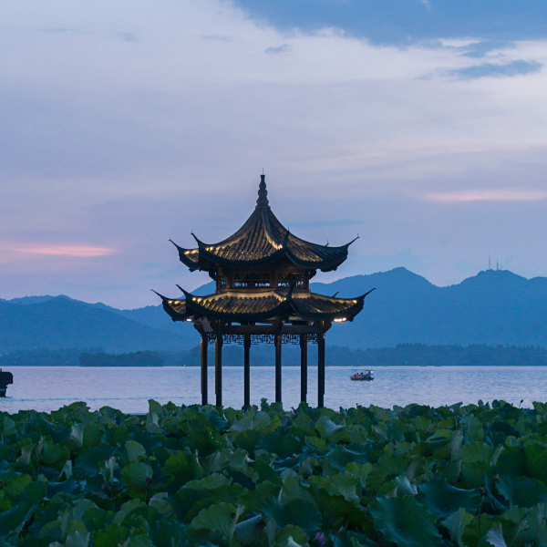 View of West Lake in Hangzhou symbolizing product journey and market expansion in China